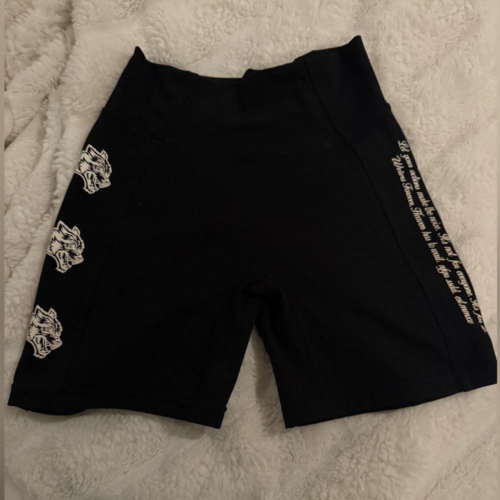 Darc sport Black Graphic Women's Shorts